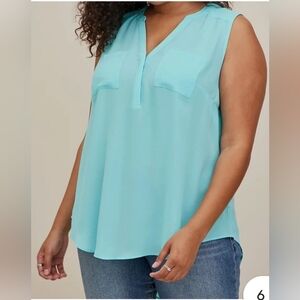 Torrid Harper Sleeveless Blouse